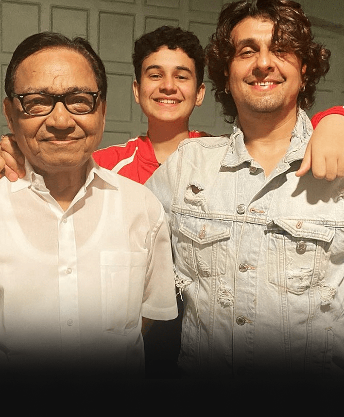 Netizens Assume Sonu Nigam’s Nephew To Be His Son, Shared Pictures On The Internet With His&nbsp;Father