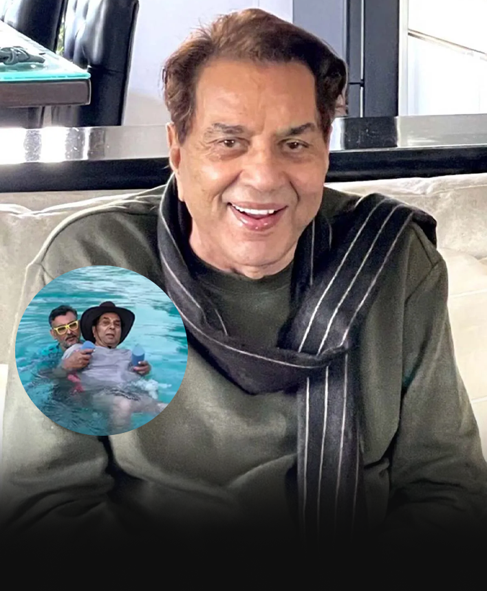 Dharmendra Shared His Swimming Pictures With His Fans, Bobby And Esha Deol Showered Love