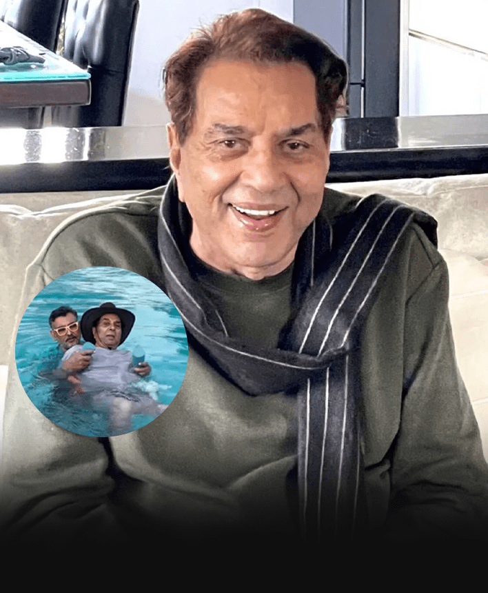 Dharmendra Shared His Swimming Pictures With His Fans, Bobby And Esha Deol Showered&nbsp;Love