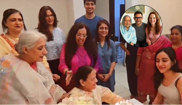 Aamir Khan Celebrated Mother’s Day With Mother Zeenat And Girlfriend Gauri&nbsp;Spratt
