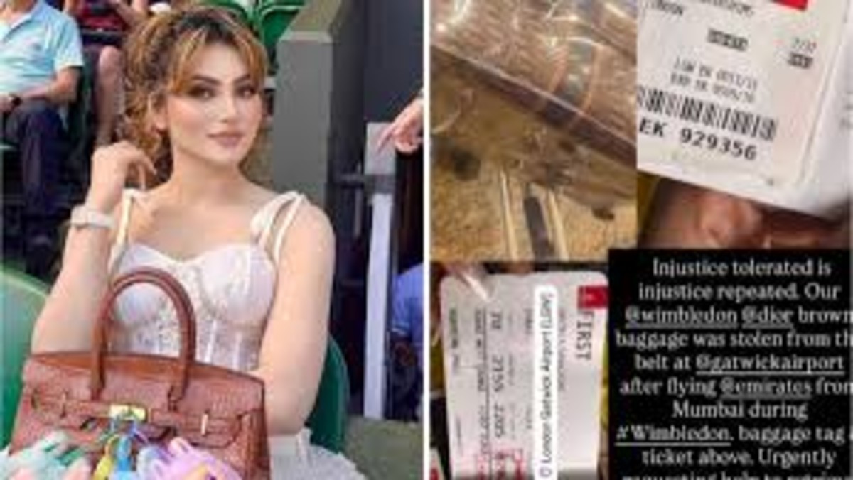 Urvashi Rautela Claimed Her Luxury Suitcase Full of Jewelry Worth Rs 70 Lakh Was Stolen From London Airport