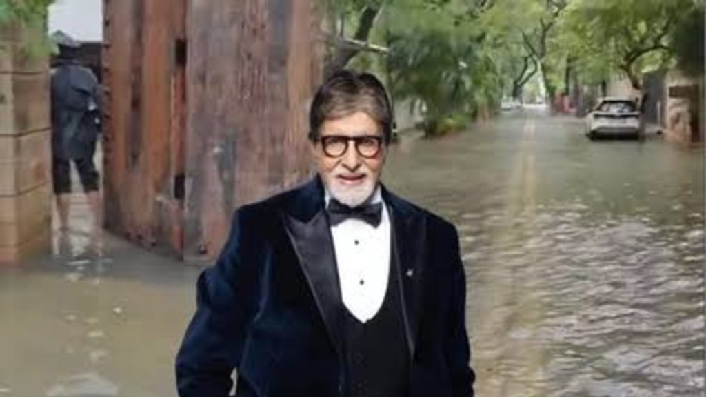 ‘Amitabh Bachchan Himself Came With A Wiper’, Video of Big B Going Viral On The Internet Amid Heavy&nbsp;Rains
