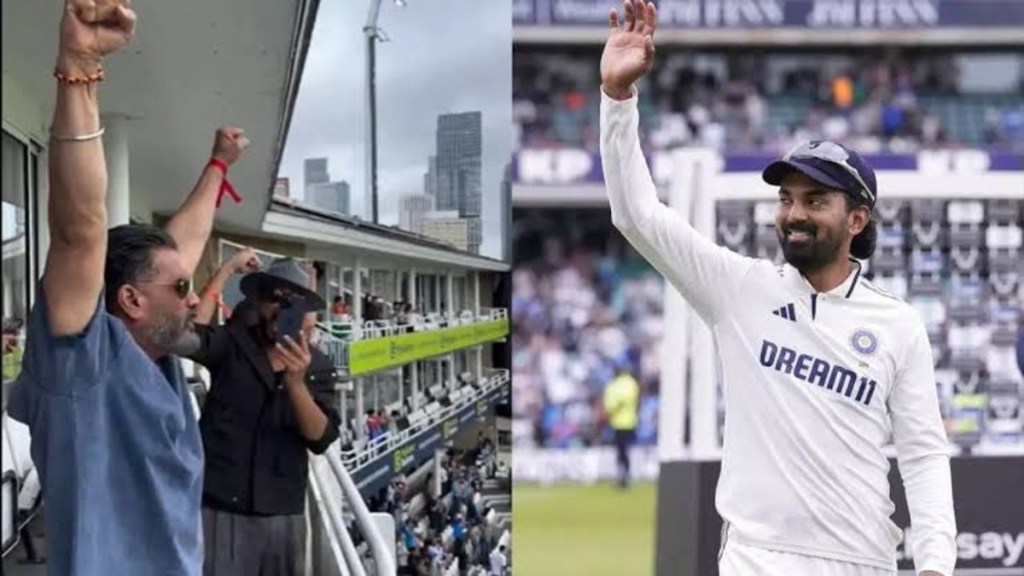 Suniel Shetty Shared A Video of Enjoying The Test Match With His Son Ahaan Shetty Supporting His&nbsp;Son-In-Law