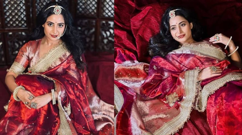 Aishwarya Sharma Celebrated Karva Chauth Alone At Her Home Amid Neil Bhatt’s Viral Video With Mystery&nbsp;Girl