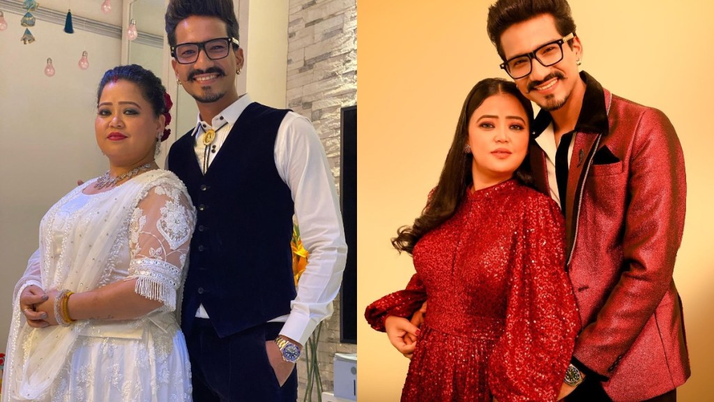 ‘One With Black Knees’, Bharti Singh Shared Video Making Fun of Her Husband Harsh Limbachiyaa’s Dark&nbsp;Knees