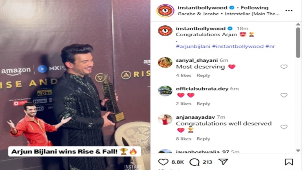 Arjun Bijlani Will Be The Winner of Rise And Fall, Speculations Intensified After Ashneer Grover’s Wife Shared A Post For&nbsp;Arjun