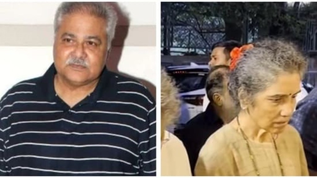 Veteran Actor Satish Shah’s Wife Madhu Shah Seen Wearing Mangalsutra And Sindoor At Prayer&nbsp;Ceremony