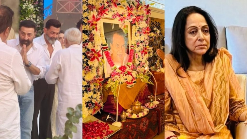 Hema Malini Organized Separate Prayer Meeting For Veteran Actor Dharmendra, Not Seen With Sunny Deol At His Organized&nbsp;Meeting