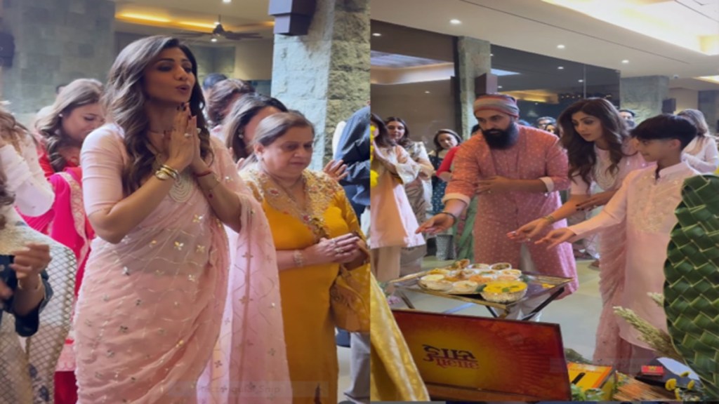 Shilpa Shetty Brings Home Sacred Kafni and Paduka of Sai Baba; Shares Emotional Video with&nbsp;Family