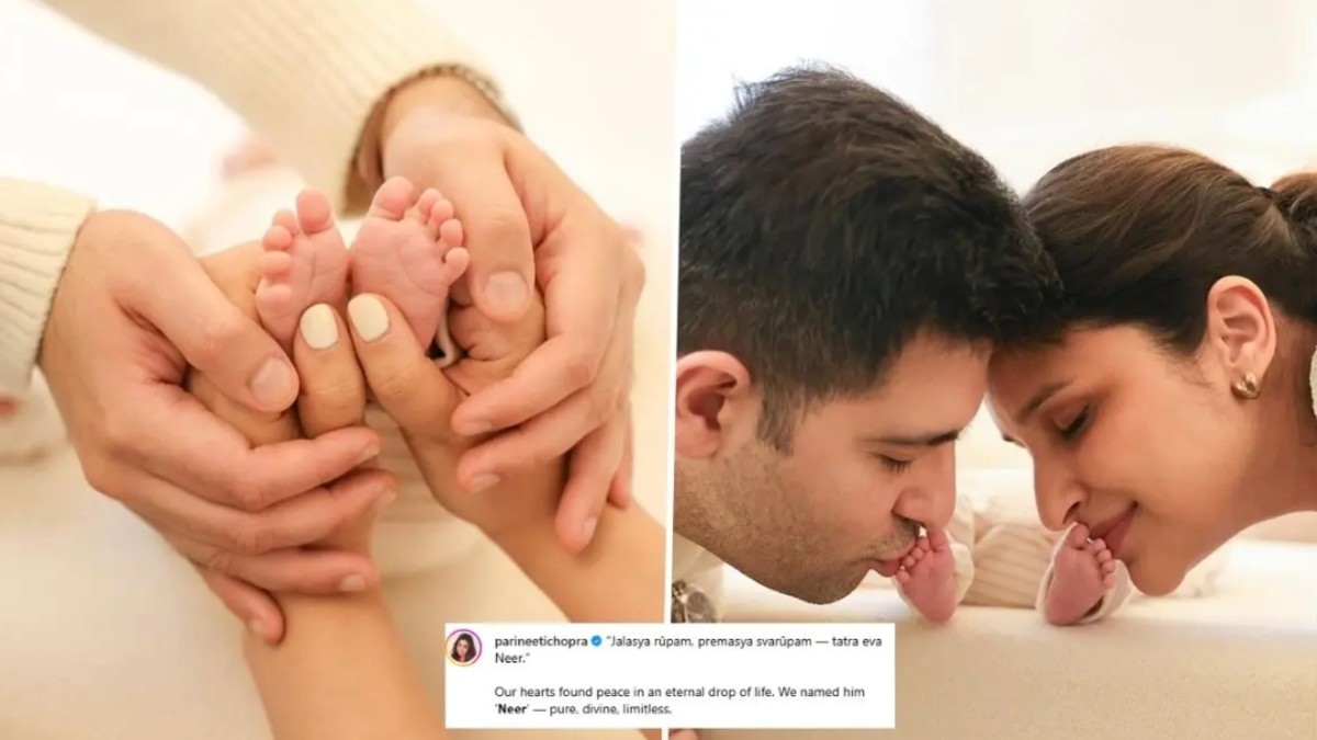Parineeti Chopra And Raghav Chadha Reveal Baby Boy’s Name on His One-Month Birthday, Shared Adorable First Glimpse