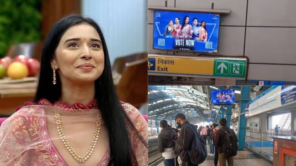 Tanya Mittal’s Campaign For Bigg Boss 19 Takes Over 75 Metro Stations Across Delhi With “Vote Now”, Made Fans&nbsp;Crazy