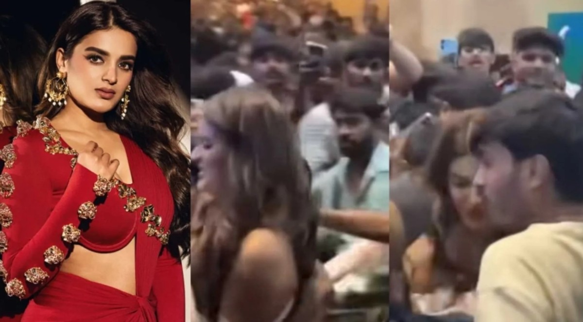 Shocking Incident Involving Actress Nidhi Agerwal at Song Launch Event Leaves Fans Stunned, Deets Inside