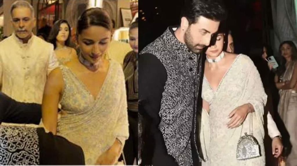 Ranbir Kapoor and Alia Bhatt Win Hearts With Traditional Look and Drum Dance at Mumbai&nbsp;Party