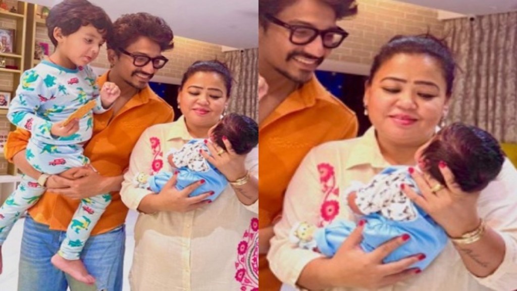 Bharti Singh’s Heartfelt Lohri Celebration with Sons Gola and Kaju Gets Interrupted By&nbsp;Neighboured
