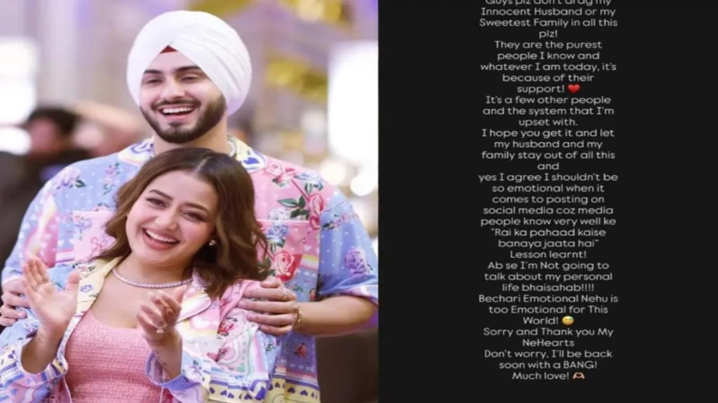 ‘Don’t Drag My Husband’, Neha Kakkar Breaks Silence on Divorce Rumors With Rohanpreet Singh, Issues Emotional&nbsp;Clarification