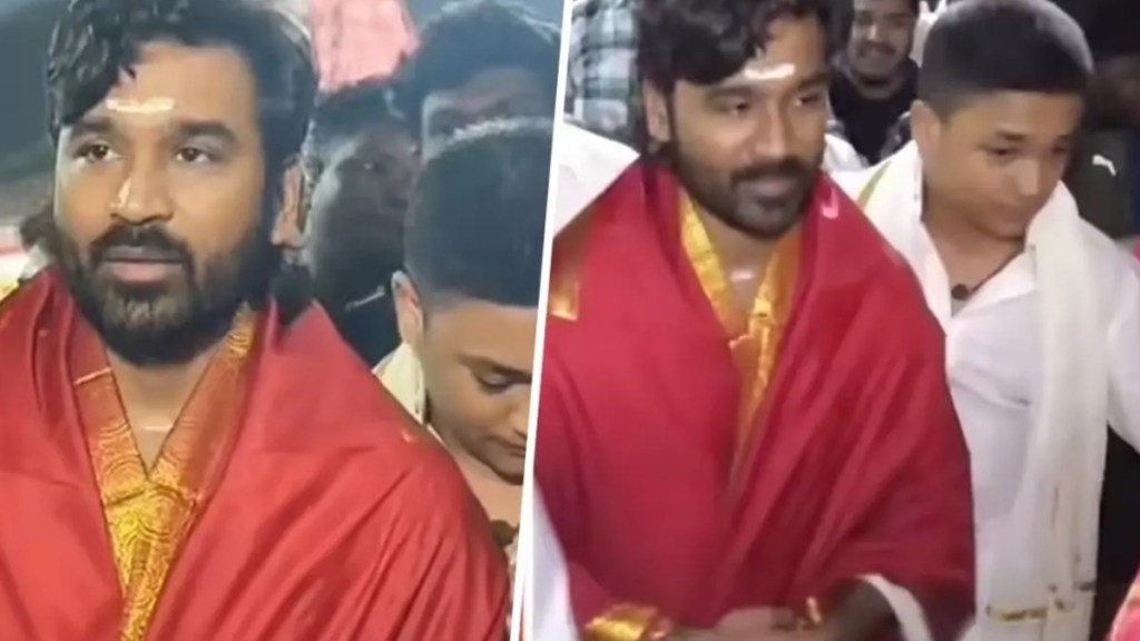 Dhanush Visits Tirupati Temple with Sons Amid Mrunal Thakur Marriage Rumours; Viral Video Wins Hearts