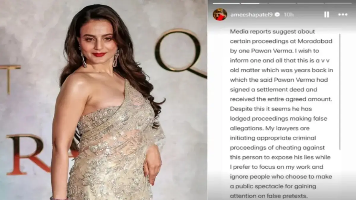 Ameesha Patel Shared Her Stance On Non-Bailable Warrant Issued Against Her For UP Event