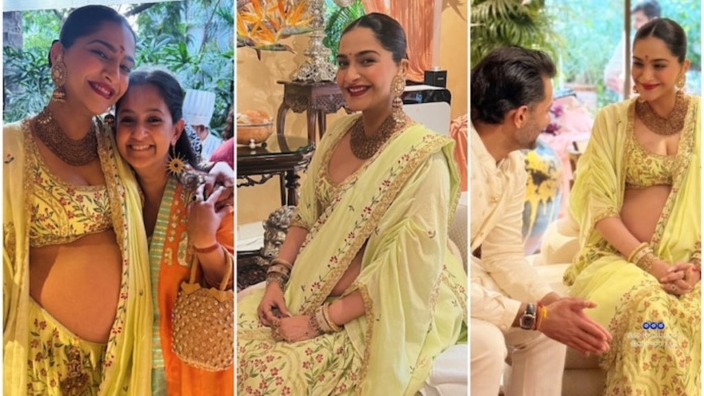 Sonam Kapoor Glows at Baby Shower Ahead of Second Pregnancy, Kareena Kapoor and Bollywood Stars Attend The&nbsp;Celebrations